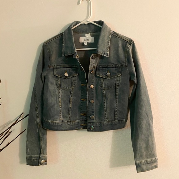 TEXTILE Elizabeth & James~Distressed Denim Jacket✨ - Picture 5 of 9